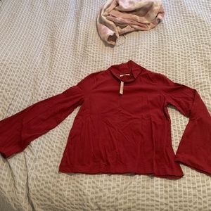 Madewell mock neck shirt